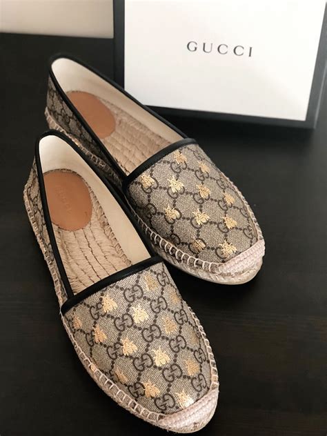 gucci bumblebee espadrilles|gucci espadrille wedge.